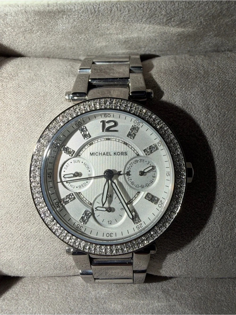 Michael Kors | Accessories | Michael Kors Silver Crystal  display picture 1